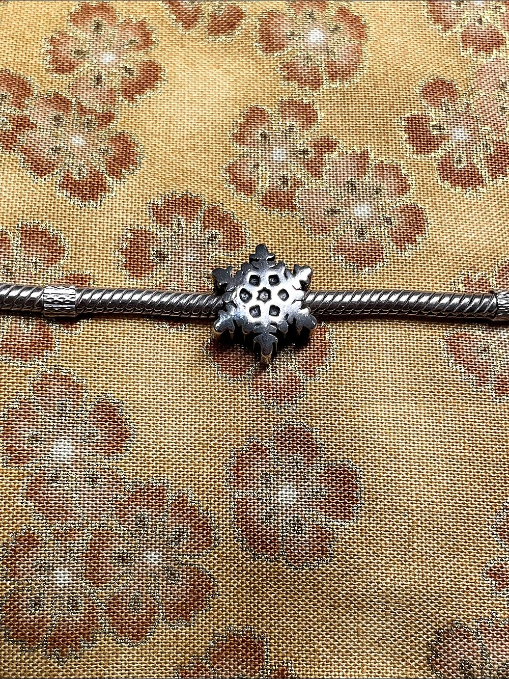Chamilia Snowflake Silver Charm